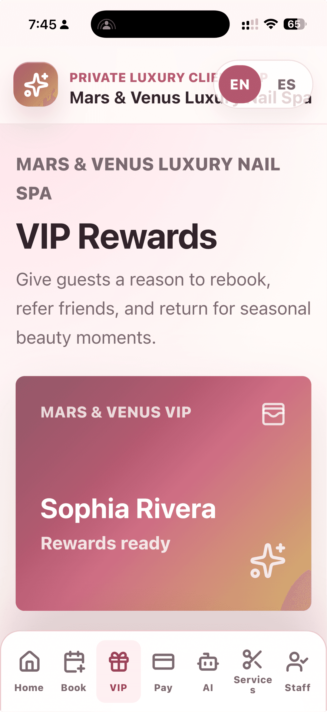 App Interface Demo