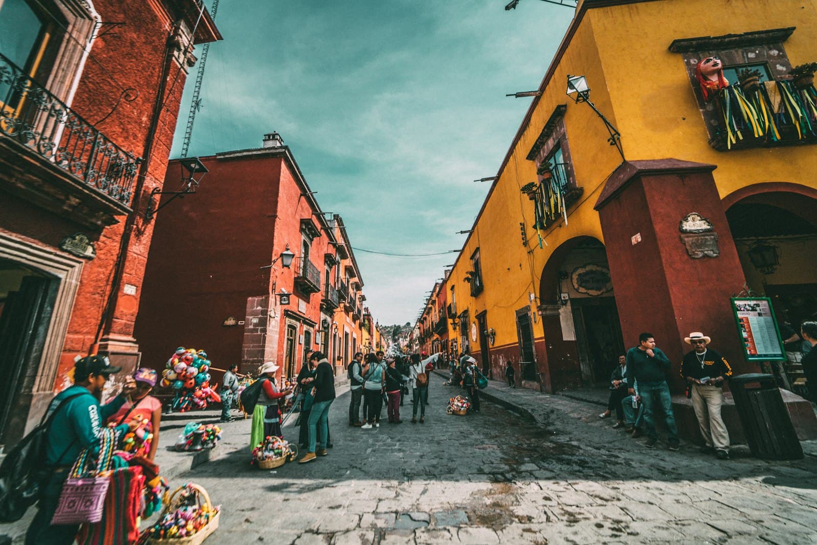 Street in San Luis Potosi, Mexico